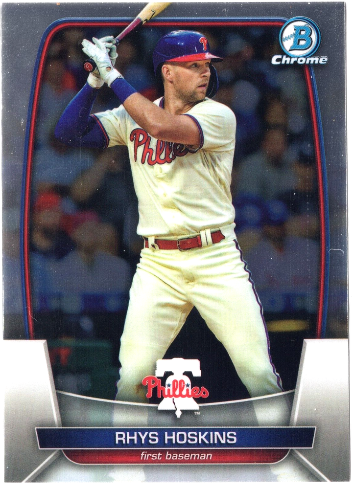 2023 BOWMAN CHROME RHYS HOSKINS#55 PHILADELPHIA PHILLIES