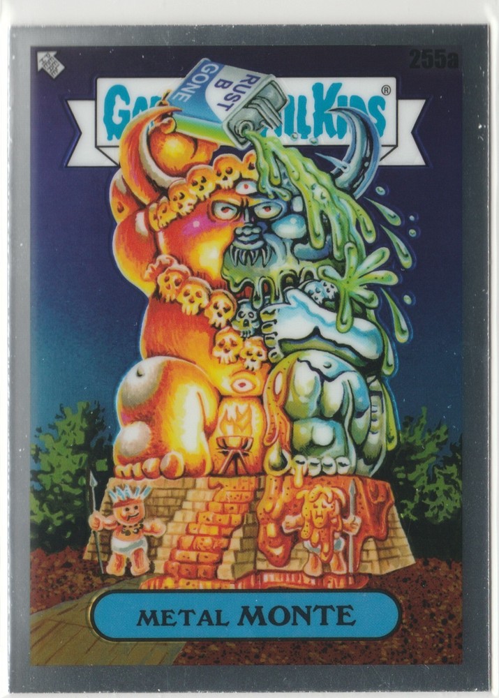 Metal Monte #255a Garbage Pail Kids 2023 Chrome Series 6 CS6 GPK Card