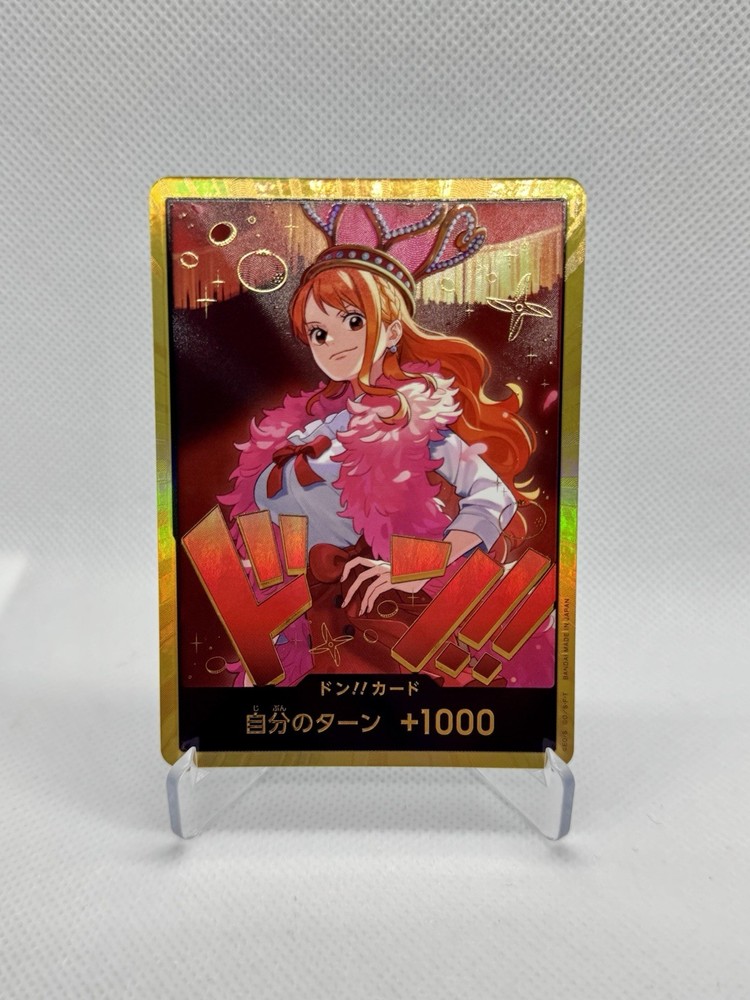 Nami Gold Frame DON!! Card ONE PIECE Card Game Heroines Edition EB-03 Japan
