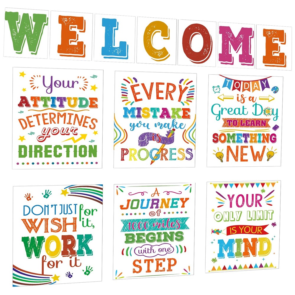 Classroom Decorations, 13 Pieces Motivational Posters for Classroom Decor, We...