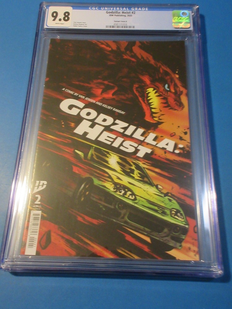 Godzilla Heist 2 Tunica Variant CGC 9.8 NM MT Gem Mint Stunning