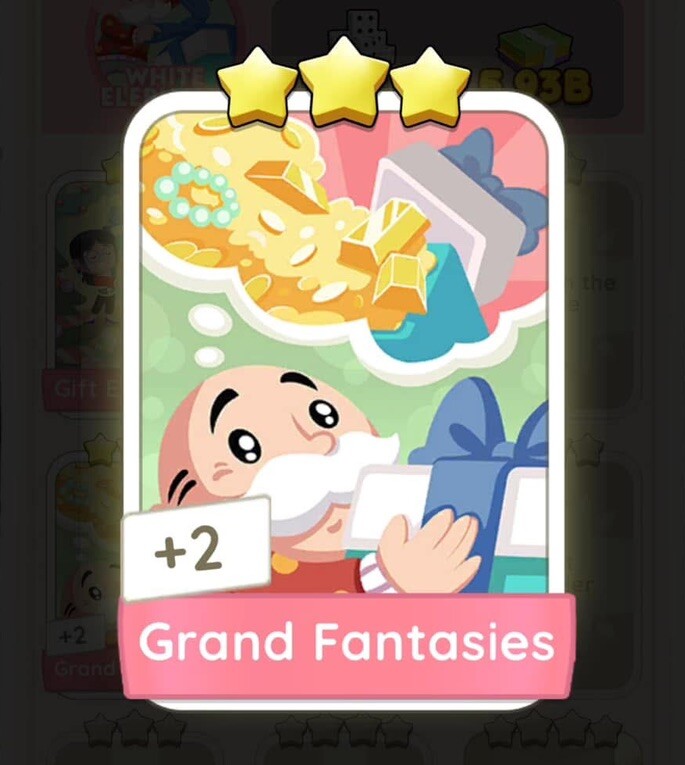 Grand Fatasies - Monopoly Go - Sticker - 3Star⭐️