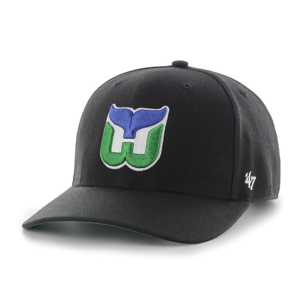 47 Brand Cold Zone Hartford Whalers Black Cap Limited Edition NHL Snapback