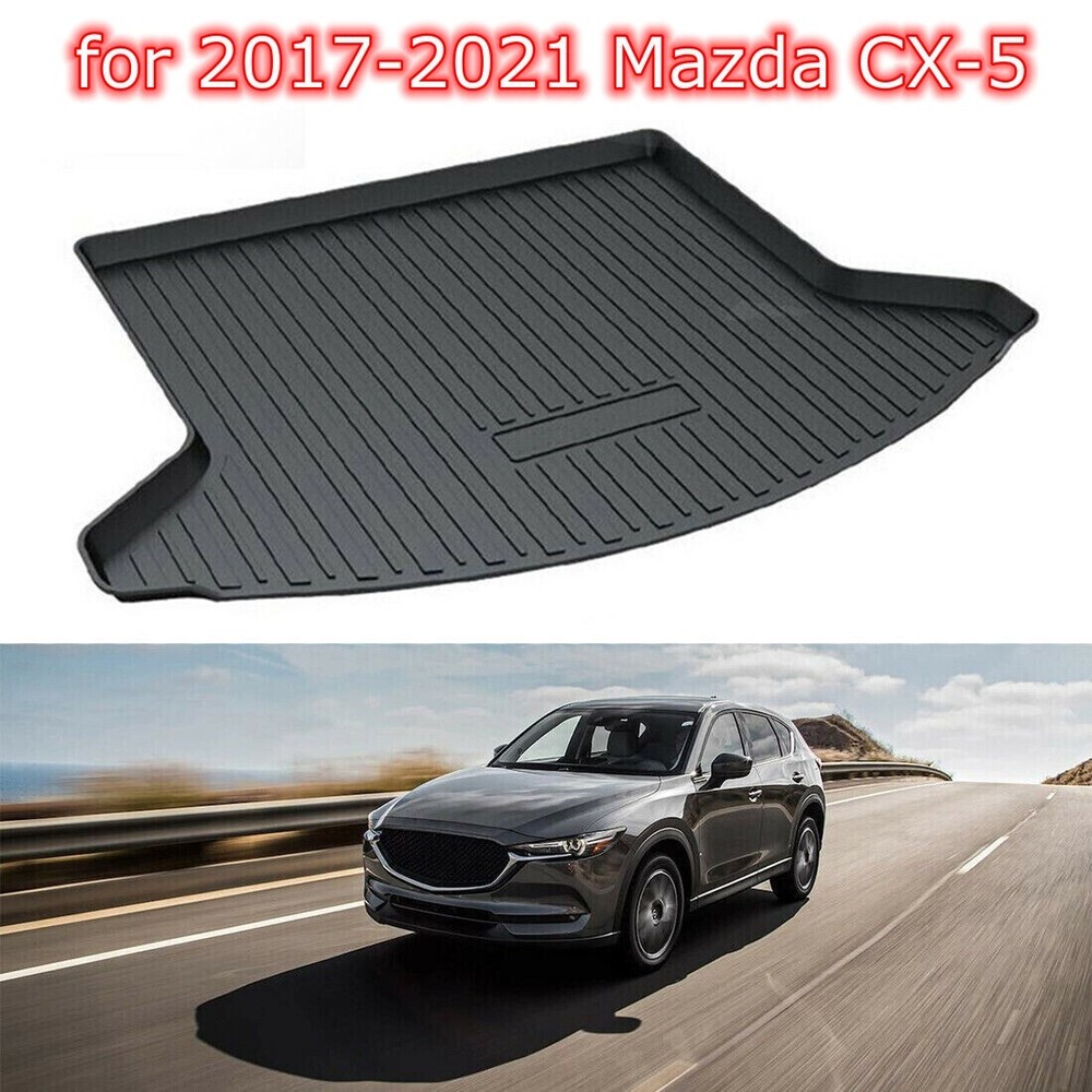 Car Rear Floor Mats Rear Cargo Liner For Mazda CX-5 2017-2021 All Weather