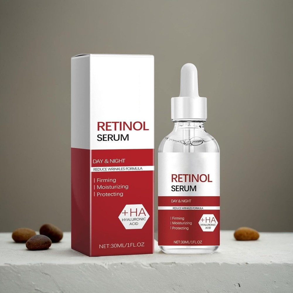 Retinol Serum with Hyaluronic Acid for Wrinkles & Dark Spots 1 oz