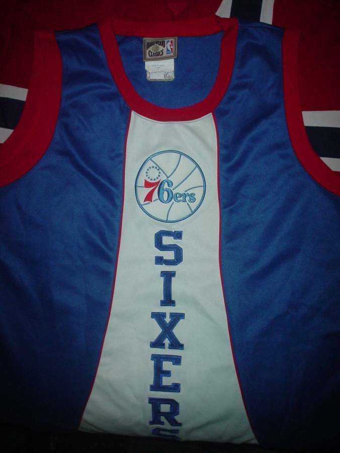 Philadelphia 76ers Retro Large L Basketball Jersey Shirt for Fans