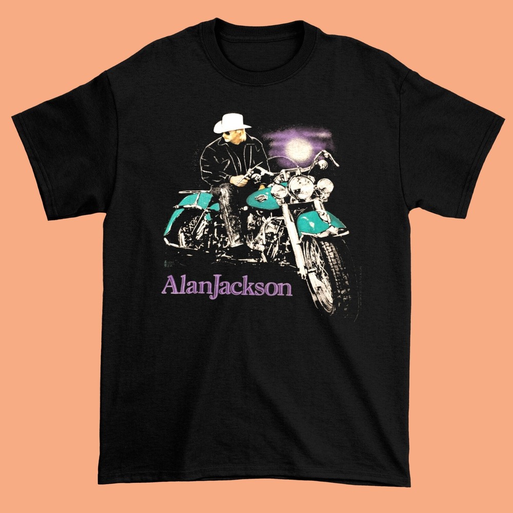 Alan Jackson Country Music Album Unisex Shirt Size S-234XL Short Sleeve