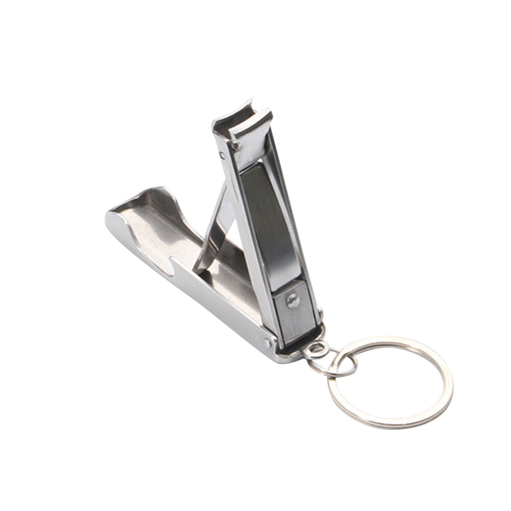 Stainless Steel Nail Clipper Stainless Steel Bottle Opener Folding Nail Clipper