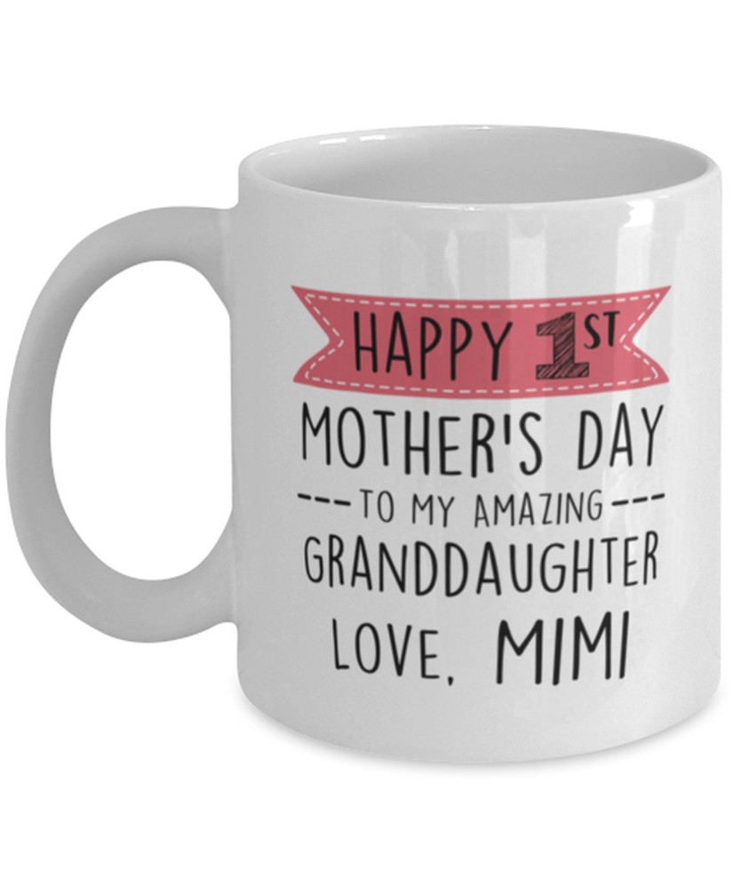 Mothers Day Gift Mug For Granddaughter From Mimi First Time Grandma-image