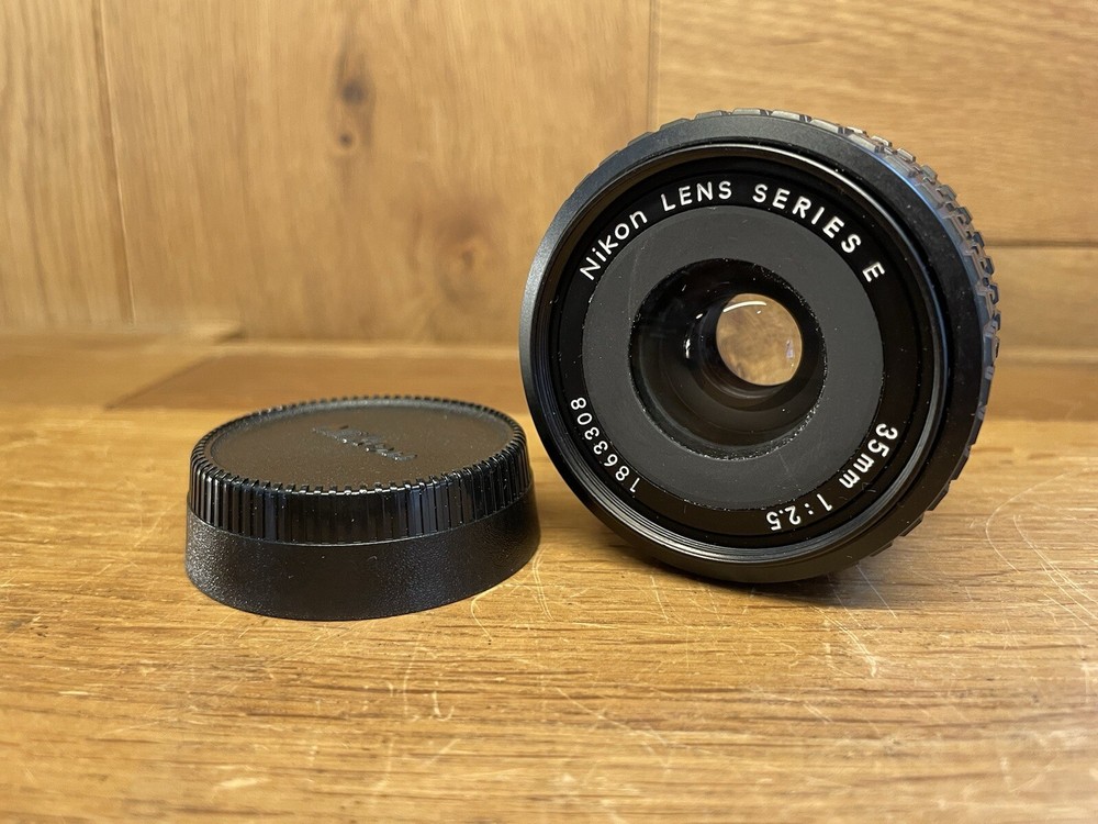 *Exc+5* Nikon Series E 35mm F/2.5 Ai-s Wide Angle Lens From Japan #R6-51A