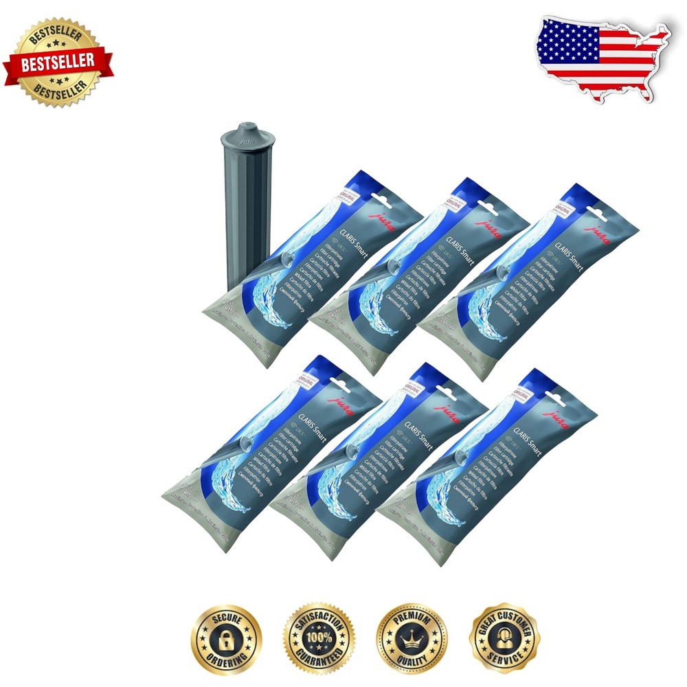 6 NSF-Certified Claris Smart Coffee Machine Water Filters – Premium Quality  