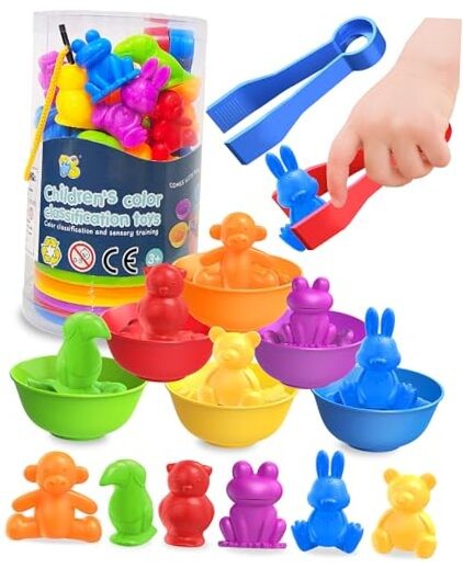 Montessori Counting Animals Toys for Preschoolers Ages 3 4 5 Boys Girls
