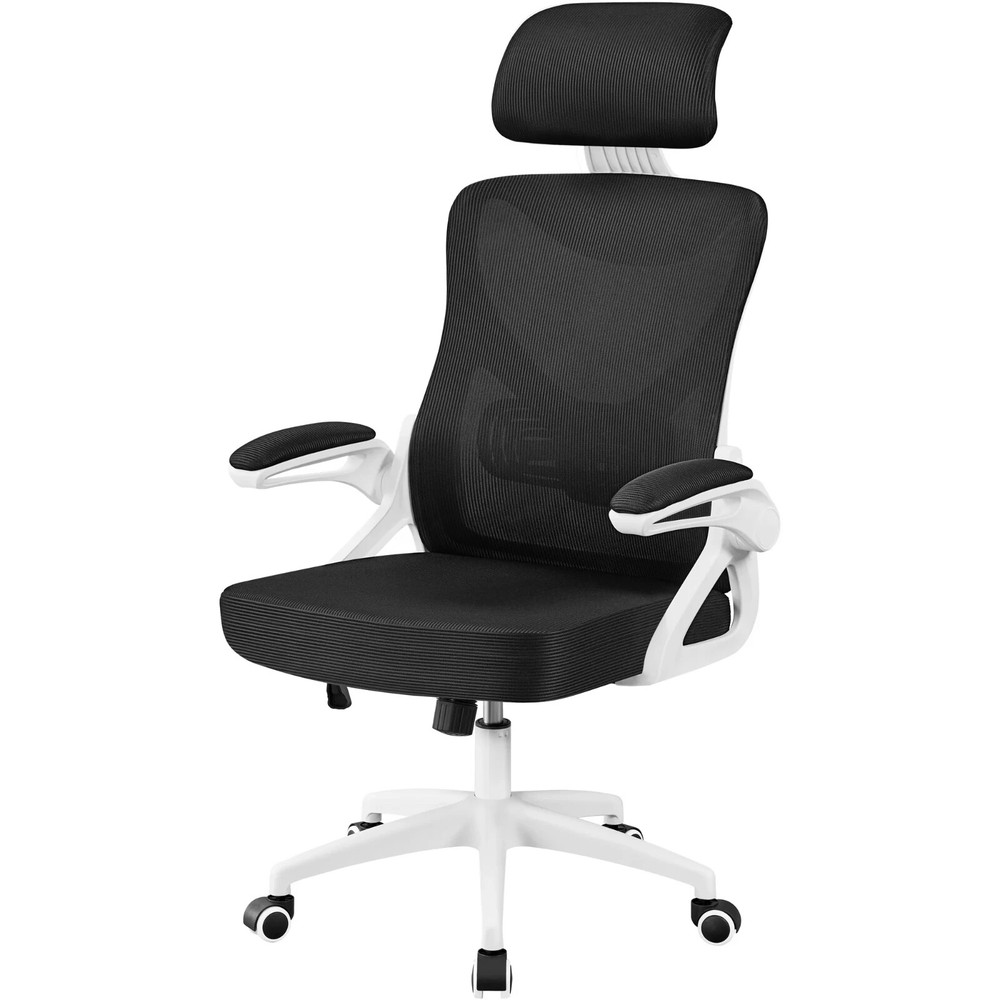 Ergonomic High Back Office Chair with Adjustable Headrest and Lumbar Support