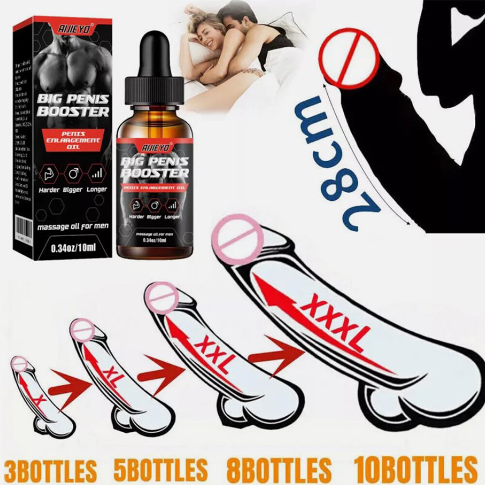 Men's Natural Penis Enlarger & Penis Growth Faster Enhancement Enlargement Oil