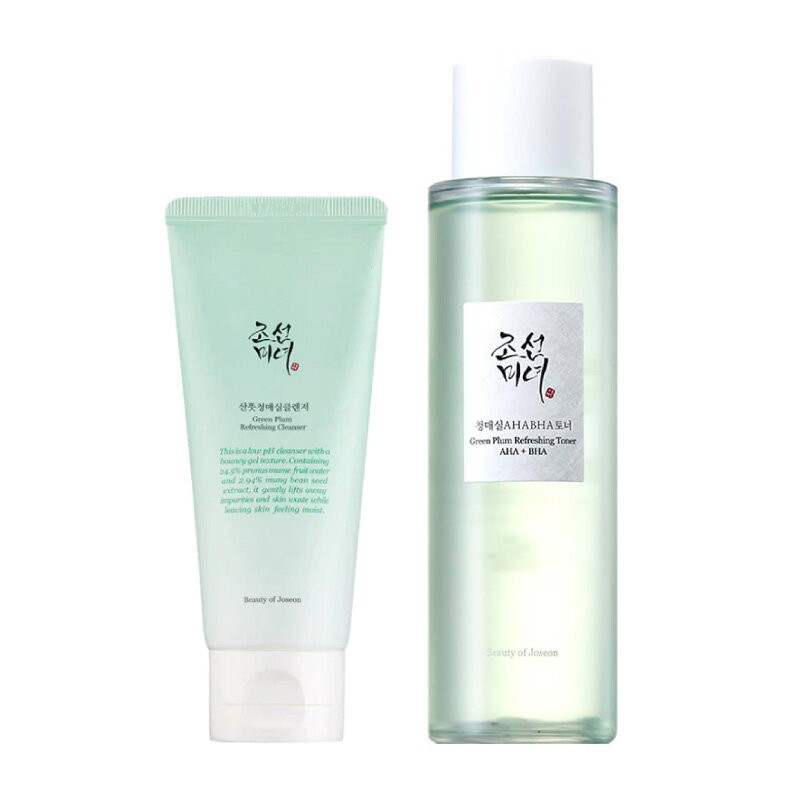 Beauty of Joseon Green Plum Refreshing Duo [Cleanser + Toner]