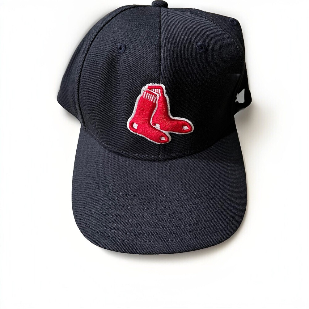 NWT BOSTON RED-SOCKS FITTED HAT S-M FORTY-SEVEN FENWAY PARK COLLECTION GENUINE