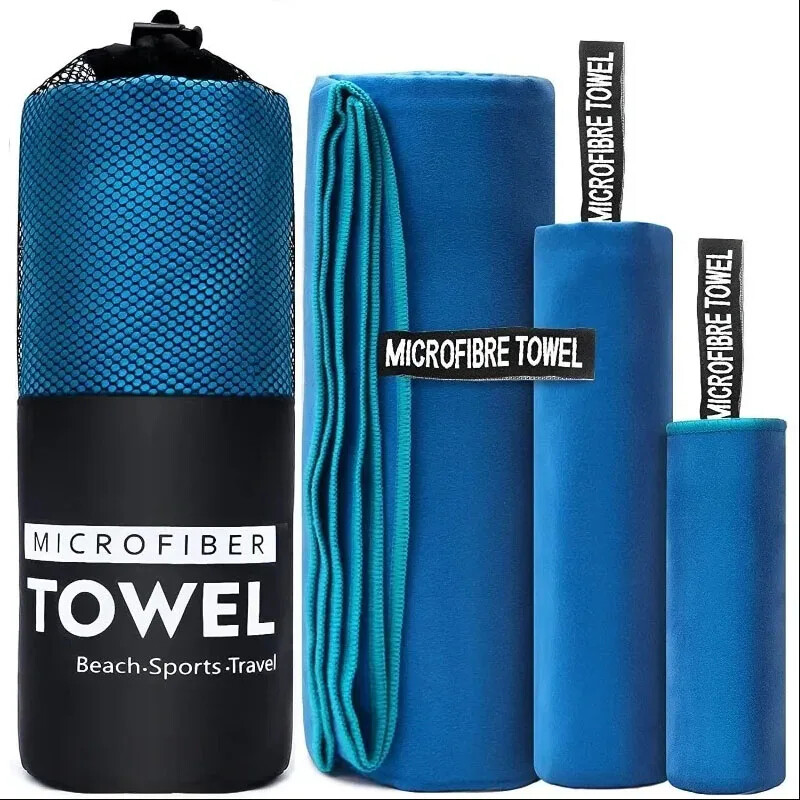 Quick-Dry Sports Towel for Swimming Gym Fitness Camping Beach Workouts