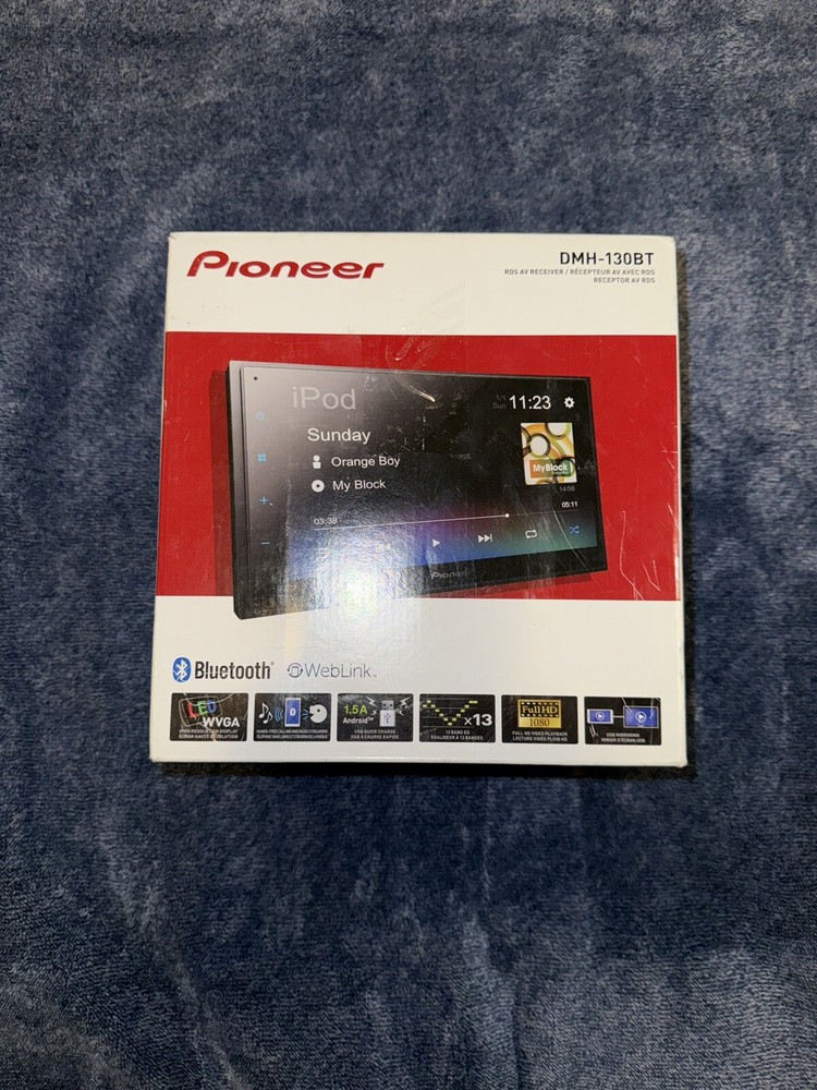 Pioneer DMH-130BT 6.8 inch Digital Media Receiver - Black