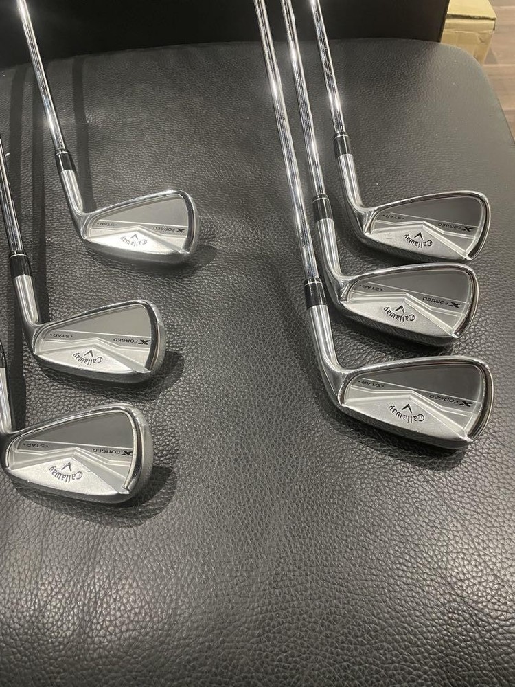 Callaway X Forged STAR 2024 Iron Set 6-PW with Dynamic Gold 95 Shafts & Grips Used
