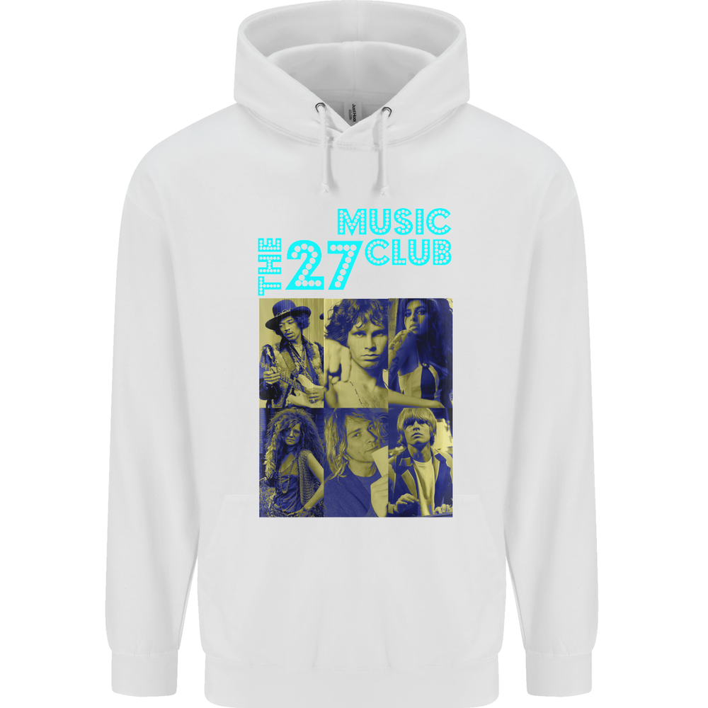 The 27 Music Club Mens 80% Cotton Hoodie