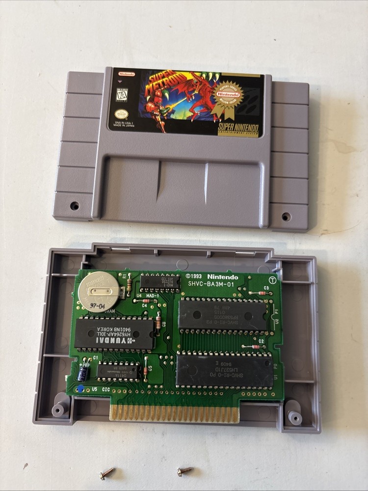 Super Metroid (Nintendo SNES, 1994) Authentic, Tested and Working Won’t Save