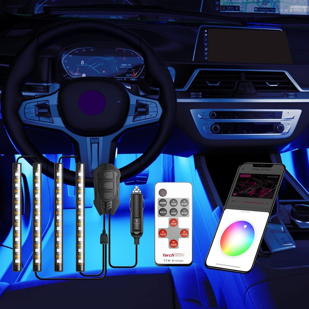 APP Remote Control for Car Truck SUV Car LED Lights Car Lights 16 Million Colors