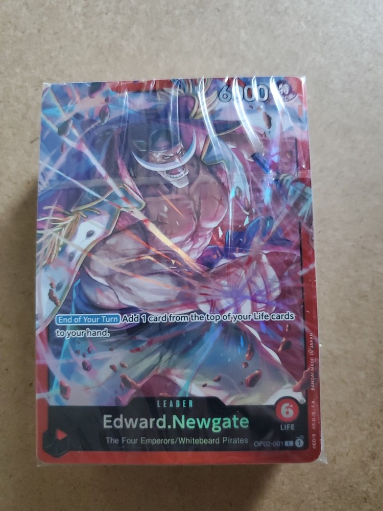 One Piece Card Game TCG Edward Newgate ST-15 Sealed Deck Only (No PRB01 Pack)