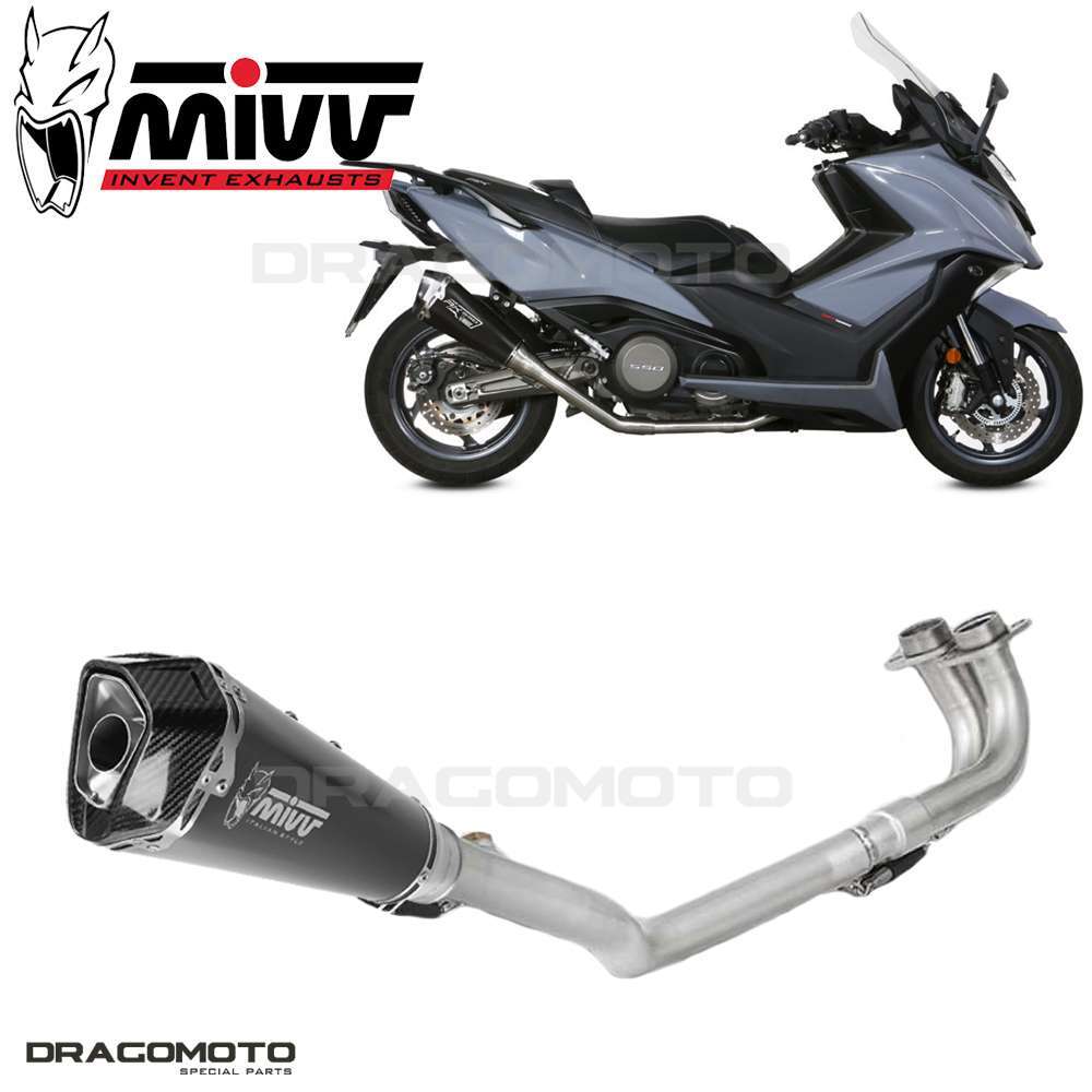 Full exhaust KYMCO AK550 2017 2018 MIVV Delta Race RC