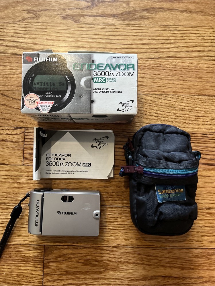 Fujifilm Endeavor 3500ix Zoom 21-58mm Autofocus Camera Untested