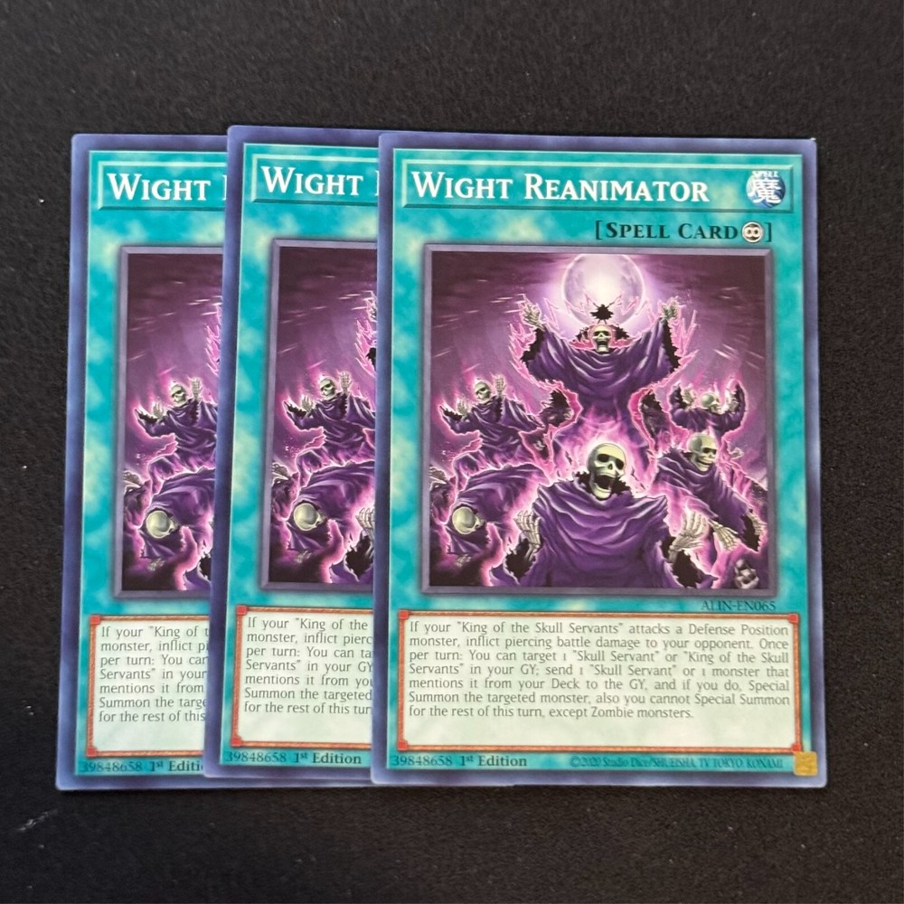 3x Wight Reanimator ALIN-EN065 Common MTG Alliance Insight Card