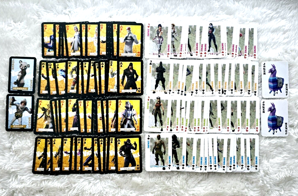 Fortnite Skin playing Cards Set of 2/Corocoro Comic Magazine's Bonus/2019 2020