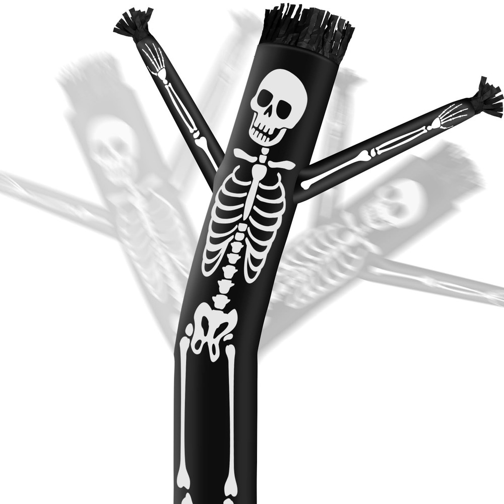 Halloween Inflatable Skeleton Tube Man - 20ft Wacky Waving Halloween Decor