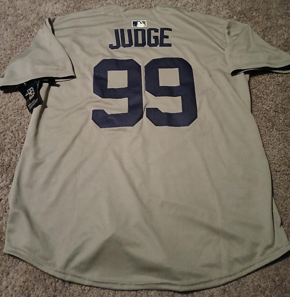 Aaron Judge Gray Baseball Jersey