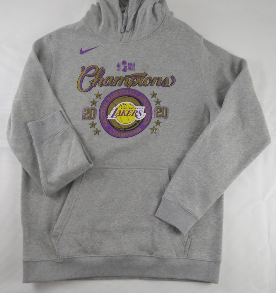 Los Angeles Lakers Nike 2020 NBA Finals Champions Locker Room Hoodie Men's Large