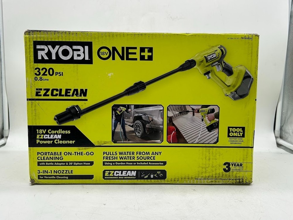 18V Cordless Power Cleaner 320 PSI 0.8 GPM Tool Only