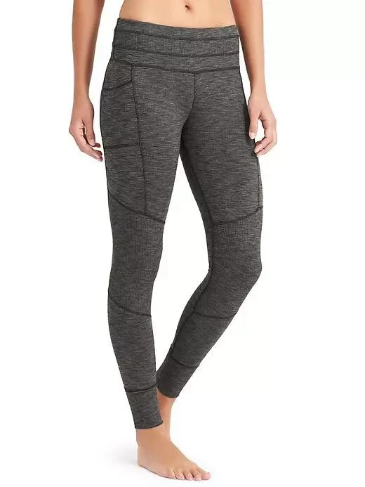 ATHLETA 153393 Gray Excursion Tight Ankle Leggings in Size XS