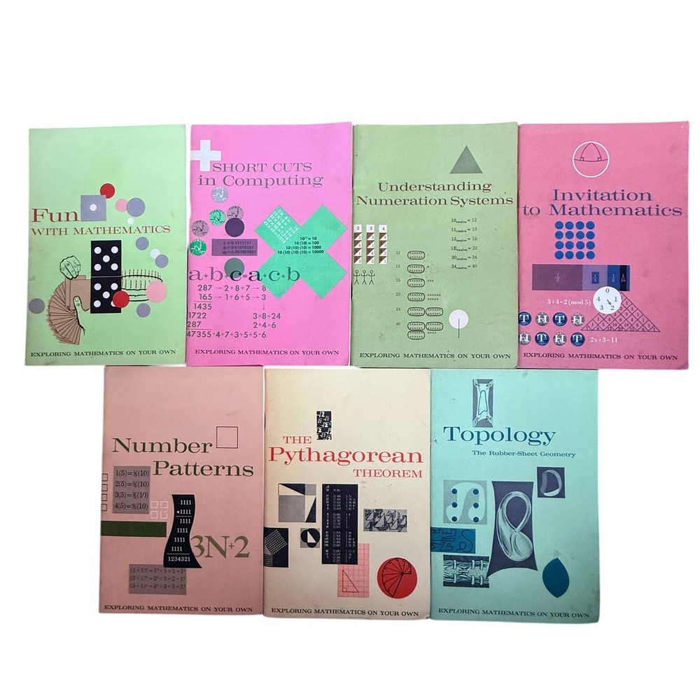 Exploring Mathematics on Your Own Series by William Glenn and D Johnson Lot of 7
