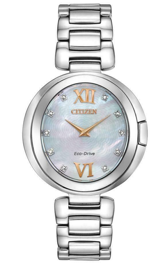 Citizen Women’s Capella  Eco-Drive MOP Dial Diamond Watch EX1510-59D ($550 MSRP)
