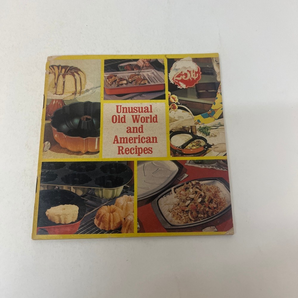 Unusual Old World And American Recipes Cookbook Paperback Book from Nordic Ware