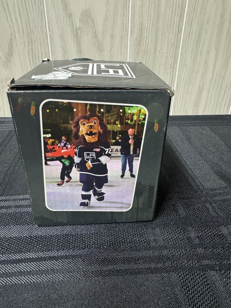 LA Kings Bailey Snow Globe 2023 NHL Holiday Game Collectible New In Box