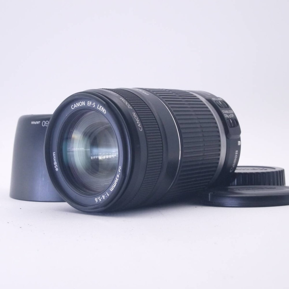 Canon EF-S 55-250mm f4-5.6 IS STM Telephoto Zoom Lens Pre-Owned Excellent Condition