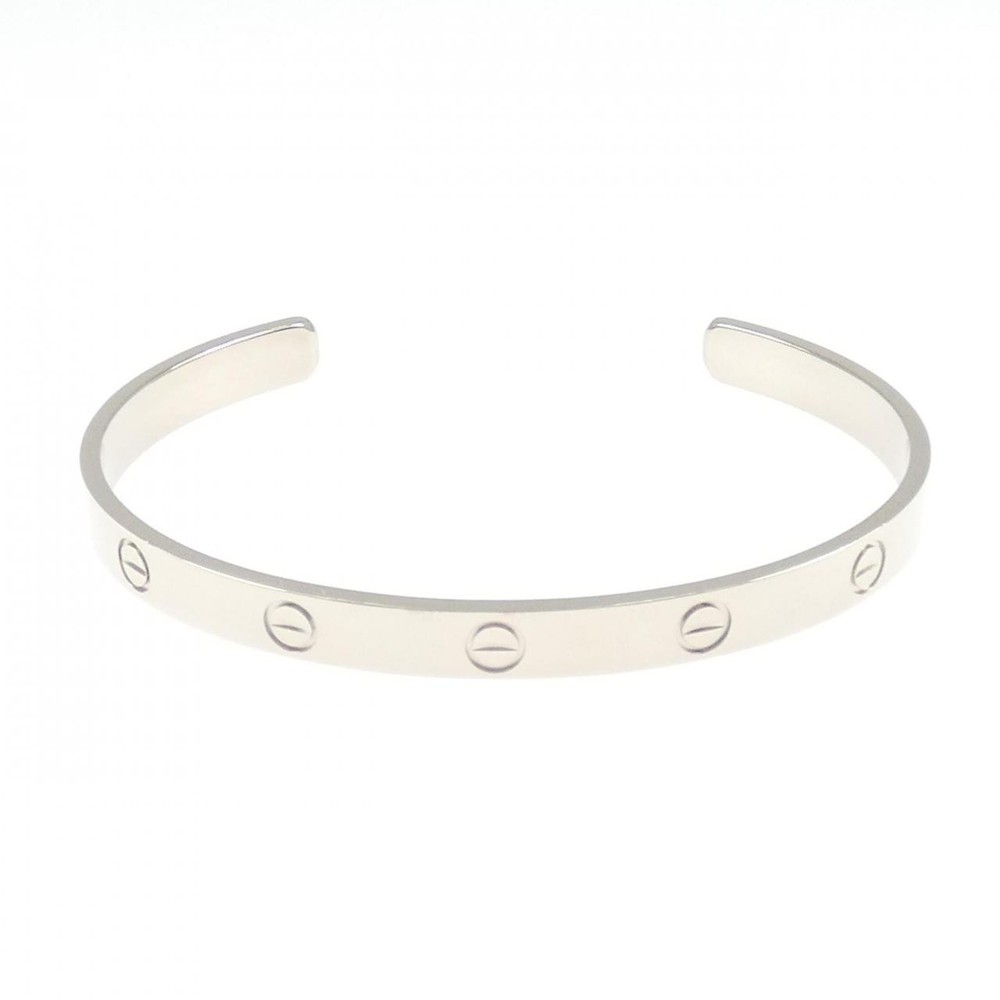 Cartier Love 6.2 mm Cuff Bracelet 18k White Gold