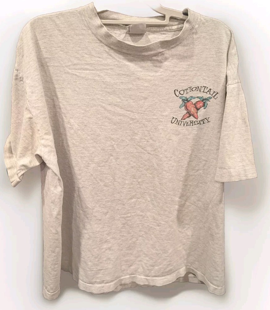 Vintage 1991 Acme Looney Tunes Bugs Bunny Cottontail University XL T-Shirt