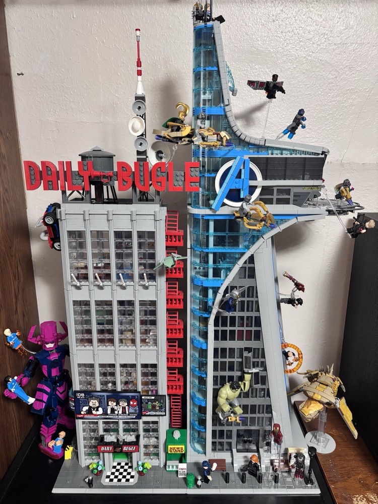 LEGO Marvel LOT Avengers Tower (76269) Daily Bugle (76178) Fantastic Four (76316