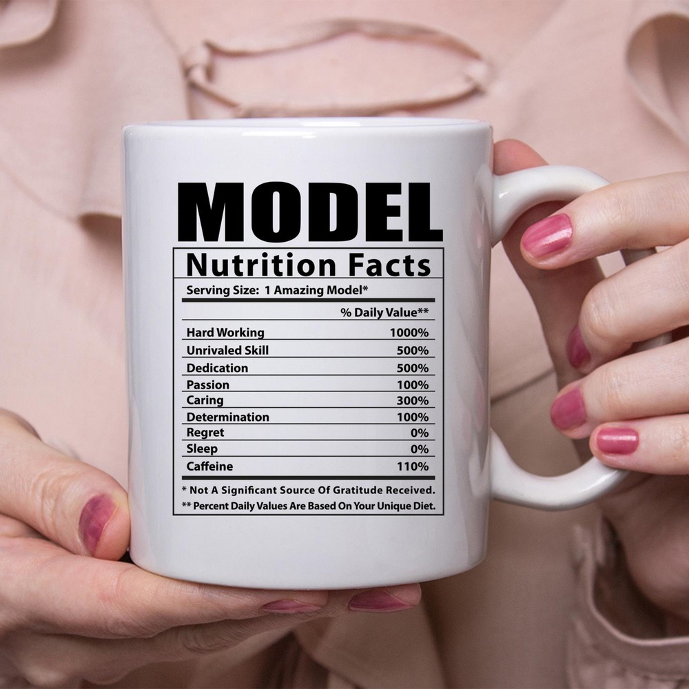 Hilarious Nutritional Facts Coffee Mug for White Coffee Lovers  