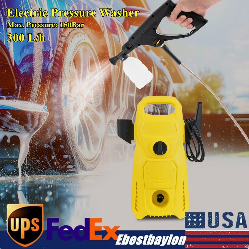 High-Power Portable Electric Pressure Washer for Home & Outdoor Cleaning