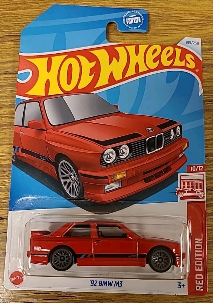 Hot Wheels Red Edition '92 BMW M3 RED Diecast Car TARGET EXCLUSIVE 1:64