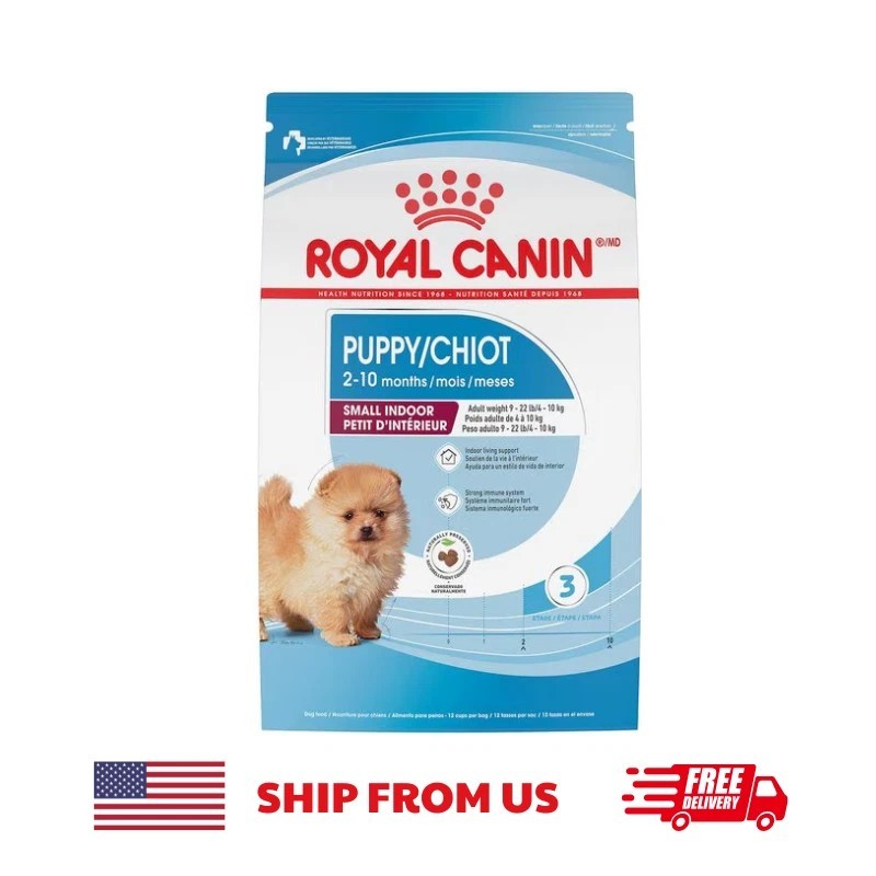 Royal Canin Small Indoor Puppy Dry Dog Food 2.5lb Bag for Optimal Health