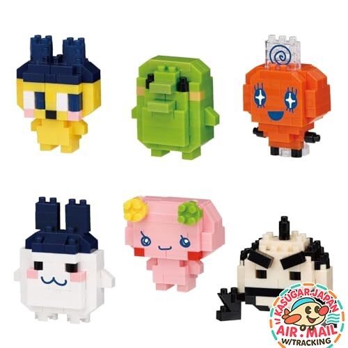 nanoblock Mini Nano Tamagotchi BOX 6pcs Set fm Japan w/Tracking