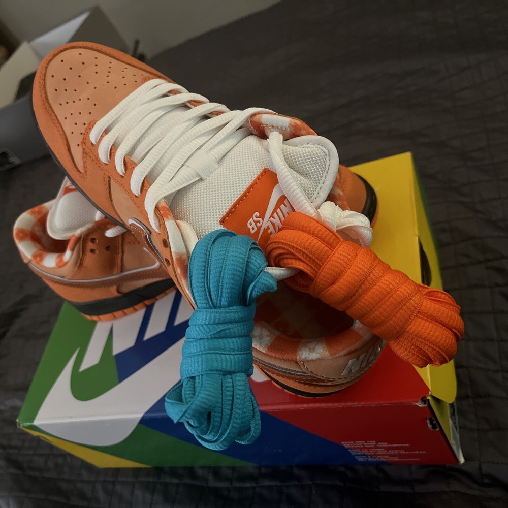 Size 8.5 Nike SB Dunk Low OG QS Orange Lobster Frost/Electro FD8776 800 - New